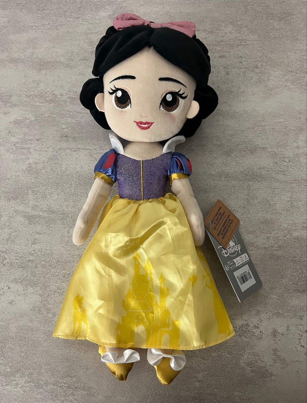New Disney Store Parks Princess Snow White Soft Plush Doll Toy 15" 2021 NWT
